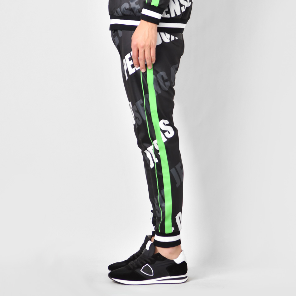 ジョガーパンツ メンズ スウェットパンツ ポンチ 総柄 ロゴ ストリート系 サーフ系 ビター系 オラオラ系 春夏秋冬 ライトグレー ブラック ネイビー 紺 黒 M L XL | EVOLUTION | 10