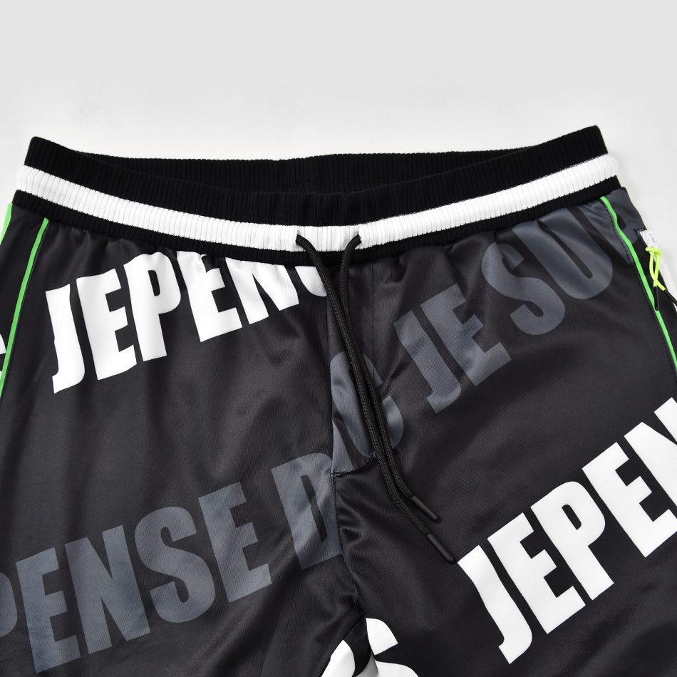 ジョガーパンツ メンズ スウェットパンツ ポンチ 総柄 ロゴ ストリート系 サーフ系 ビター系 オラオラ系 春夏秋冬 ライトグレー ブラック ネイビー 紺 黒 M L XL | EVOLUTION | 12