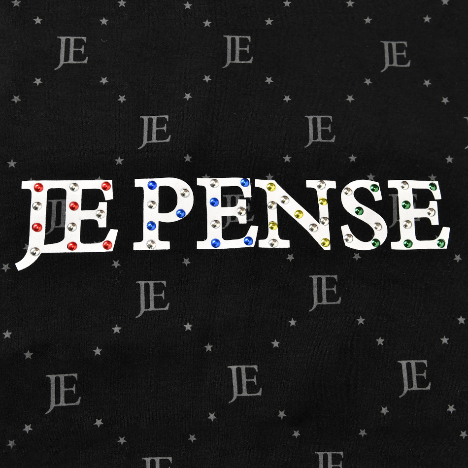 トレーナー メンズ スウェット ロゴ モノグラム ラインストーン 春秋冬 ゴルフ ストリート モード サーフ ビター オラオラ ホワイト ブラック 白 黒 M L XL | EVOLUTION | 09