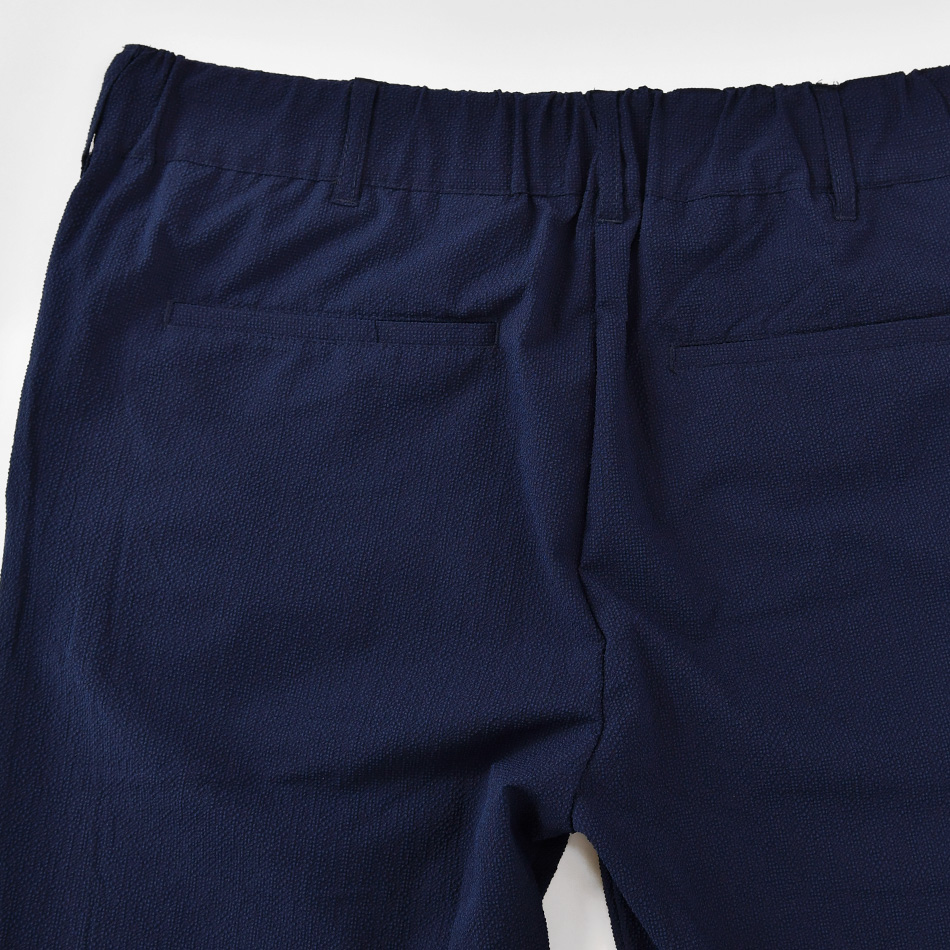 テーパードパンツ メンズ イージーパンツ タック入り 薄手 軽い 涼しい マイクロサッカー 春夏秋 綺麗め 白 紺 黒 ホワイト ネイビー ブラック M L XL 31131 | EVOLUTION | 15