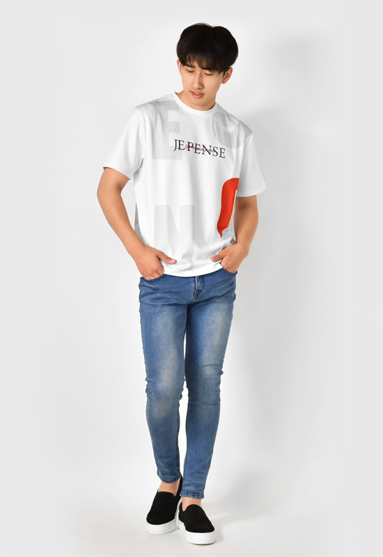 tシャツ メンズ 半袖 ロゴ 刺繍 ポンチ クルーネック モード オラオラ系 お兄系 ジムウエア ゴルフウエア 春夏秋 白 黄色 黒 ホワイト イエロー ブラック M L XL | EVOLUTION | 08