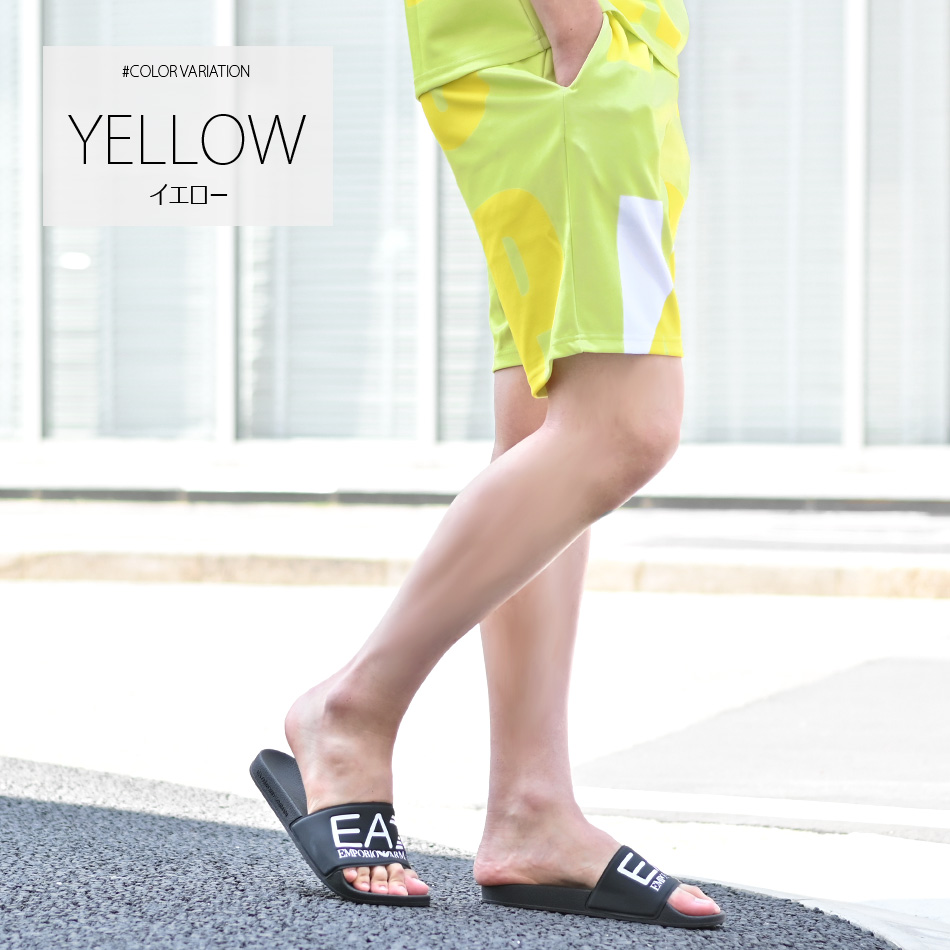 ハーフパンツ メンズ ショートパンツ ロゴ 刺繍 ポンチ モード オラオラ系 お兄系 ジムウエア ゴルフウエア 春夏秋 白 黄 黒 ホワイト イエロー ブラック M L XL | EVOLUTION | 09