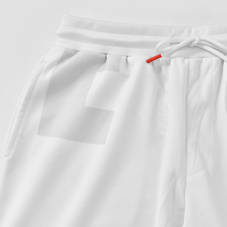 ハーフパンツ メンズ ショートパンツ ロゴ 刺繍 ポンチ モード オラオラ系 お兄系 ジムウエア ゴルフウエア 春夏秋 白 黄 黒 ホワイト イエロー ブラック M L XL | EVOLUTION | 16