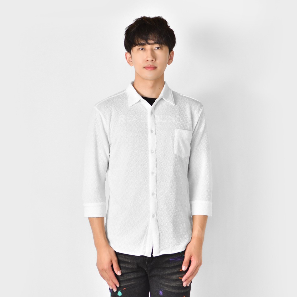 RUSSELLUNO ホワイト 長袖シャツ 中古 メンズ ラッセルノ RUSSELUNO 長袖シャツ 6(LL) 白
