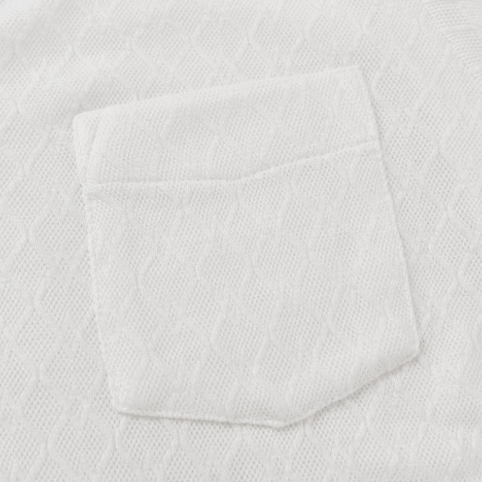 シャツ メンズ ニット カジュアル  無地 ストレッチ 七分袖 タイト 春夏秋 サーフ系 オラオラ系 白 緑 青 黒 ホワイト グリーン サックスブルー ブラック M L XL | EVOLUTION | 17