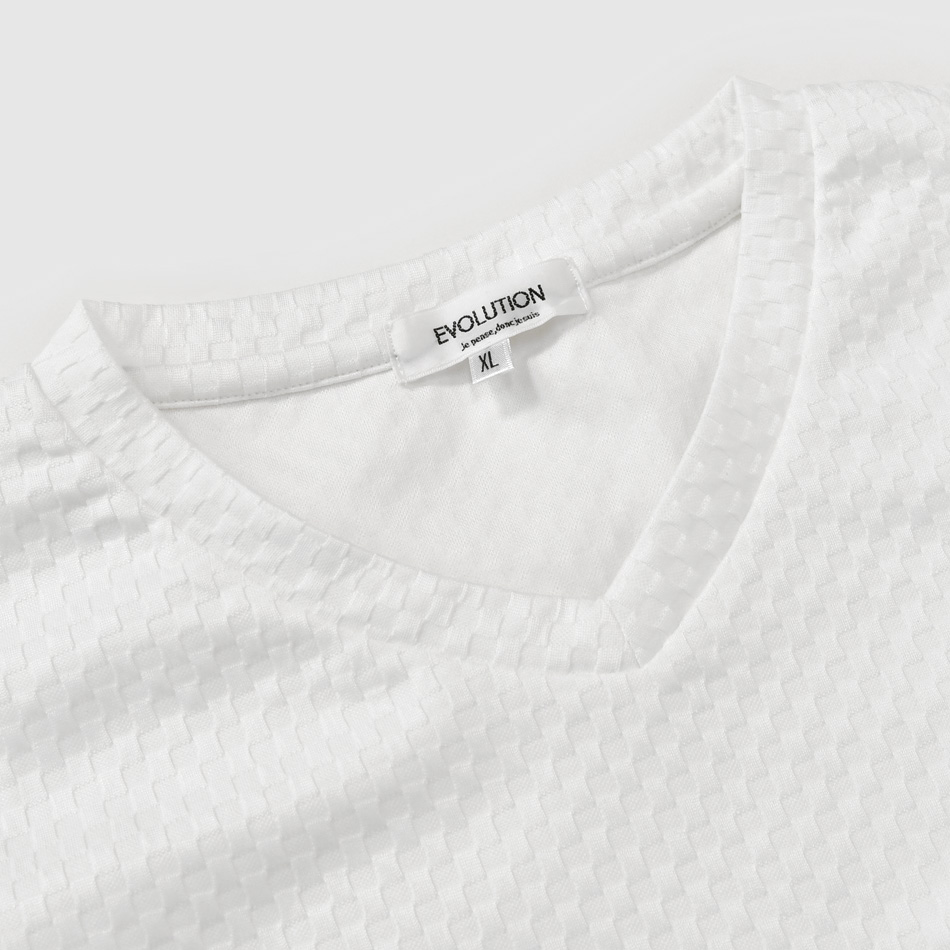 EVOLUTION Tシャツ メンズ 半袖 Vネック 浅め カットソー 無地 EVOLUTION Tシャツ メンズ 半袖 Vネック 浅め カットソー 無地