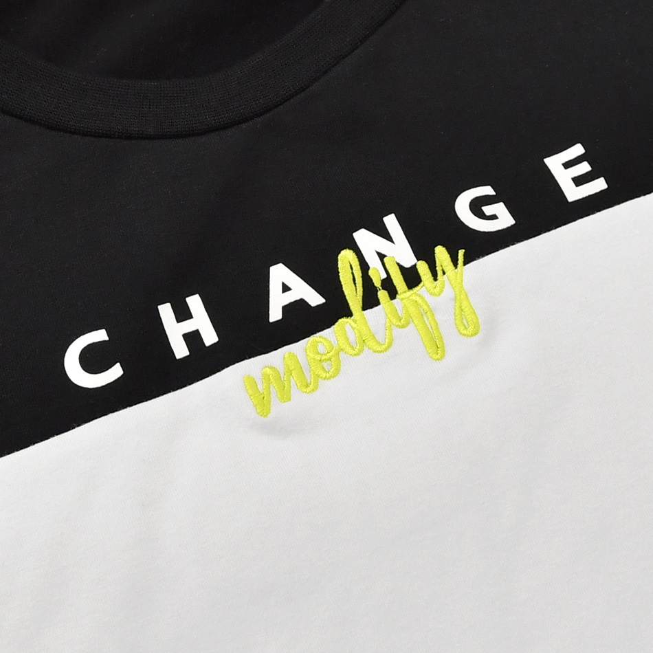 Tシャツ メンズ 半袖 ロゴ プリント 刺繍 クルーネック 春夏秋 ストリート サーフ モード系 ビター系 オラオラ系 ゴルフウエア 白 黒 ホワイト ブラック M L XL | EVOLUTION | 11