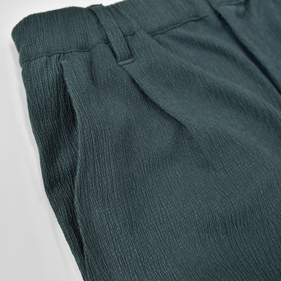 パンツ メンズ イージーパンツ テーパードパンツ 薄手 セットアップ(別売) 楊柳 春夏秋 モード 韓国ファッション アイボリー グリーン ブラック 白 黒 M L XL | EVOLUTION | 22