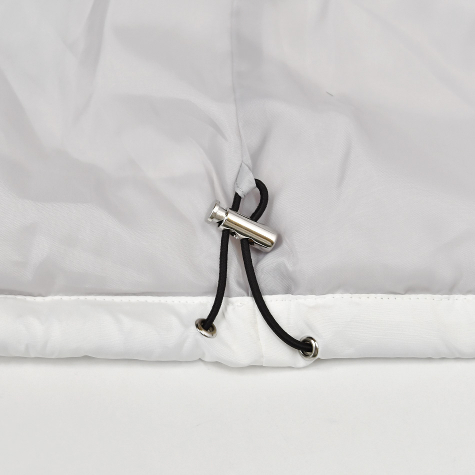 ダウンベスト メンズ シームレス 撥水加工 秋 冬 ノースリーブ 袖なし 無地 モード系 アウトドア系 サーフ系 ビター系 白 黒 ホワイト カーキ ブラック M L XL | EVOLUTION | 20