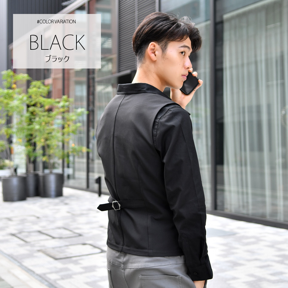 ベスト メンズ ジレ スーツ 紺 黒 ストレッチ カジュアル ビジネス 大きいサイズ 小さいサイズ 春 秋 オールシーズン 入学式 結婚式 卒業式 成人式 34106 |  | 11