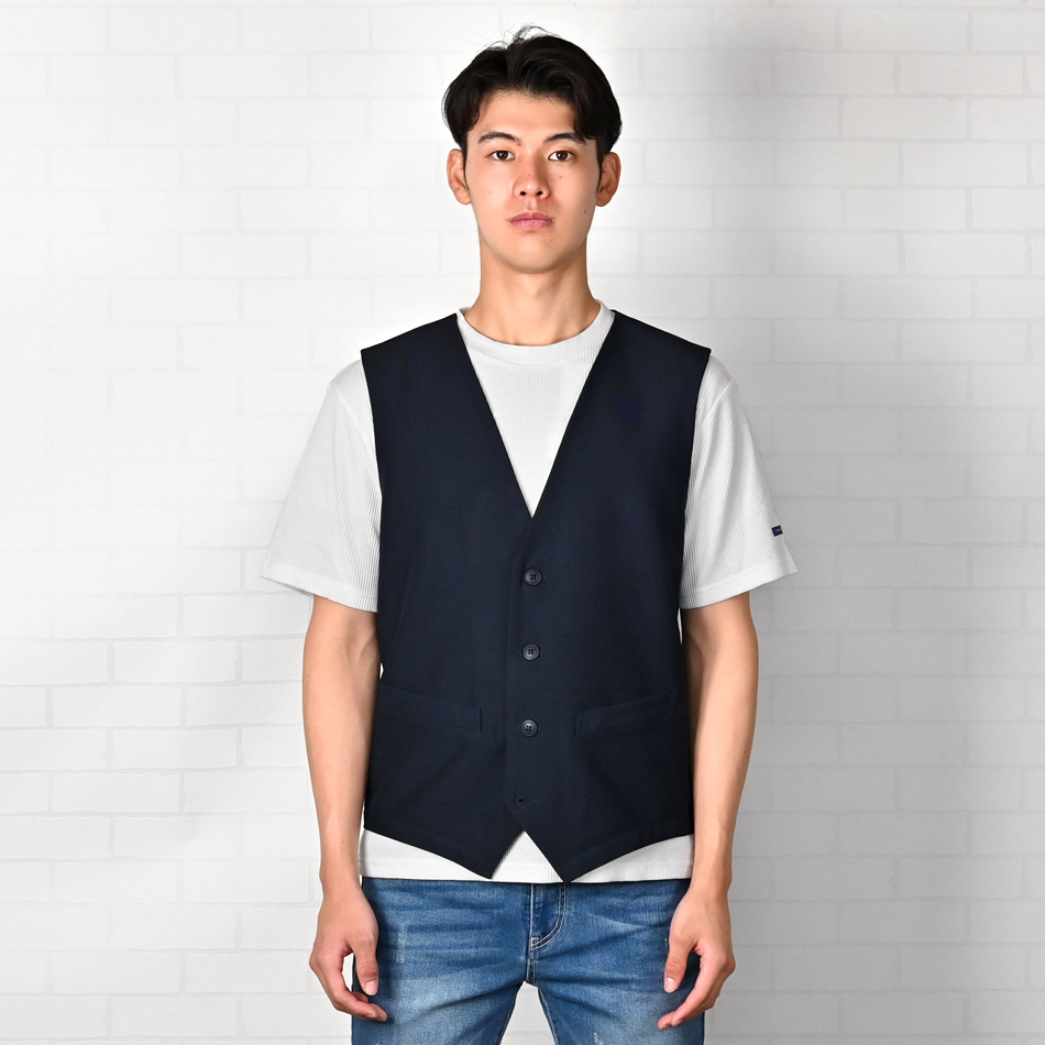 ベスト メンズ ジレ スーツ 紺 黒 ストレッチ カジュアル ビジネス 大きいサイズ 小さいサイズ 春 秋 オールシーズン 入学式 結婚式 卒業式 成人式 34106 |  | 13