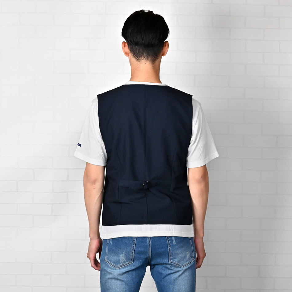 ベスト メンズ ジレ スーツ 紺 黒 ストレッチ カジュアル ビジネス 大きいサイズ 小さいサイズ 春 秋 オールシーズン 入学式 結婚式 卒業式 成人式 34106 |  | 14