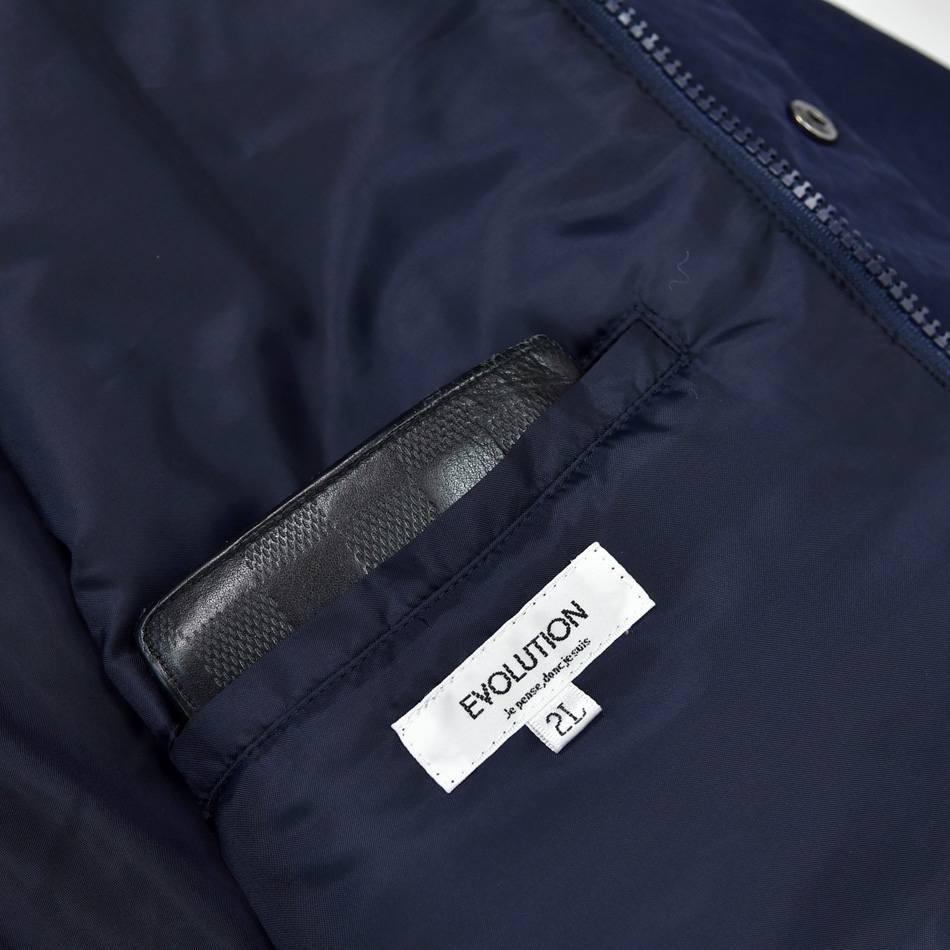 ステンカラーコート ダウンコート メンズ ロング ビジネス 中綿 秋冬 ラグランスリーブ 撥水加工 大きいサイズ ベージュ ネイビー ブラック M L 2L 3L 34535 | EVOLUTION | 20