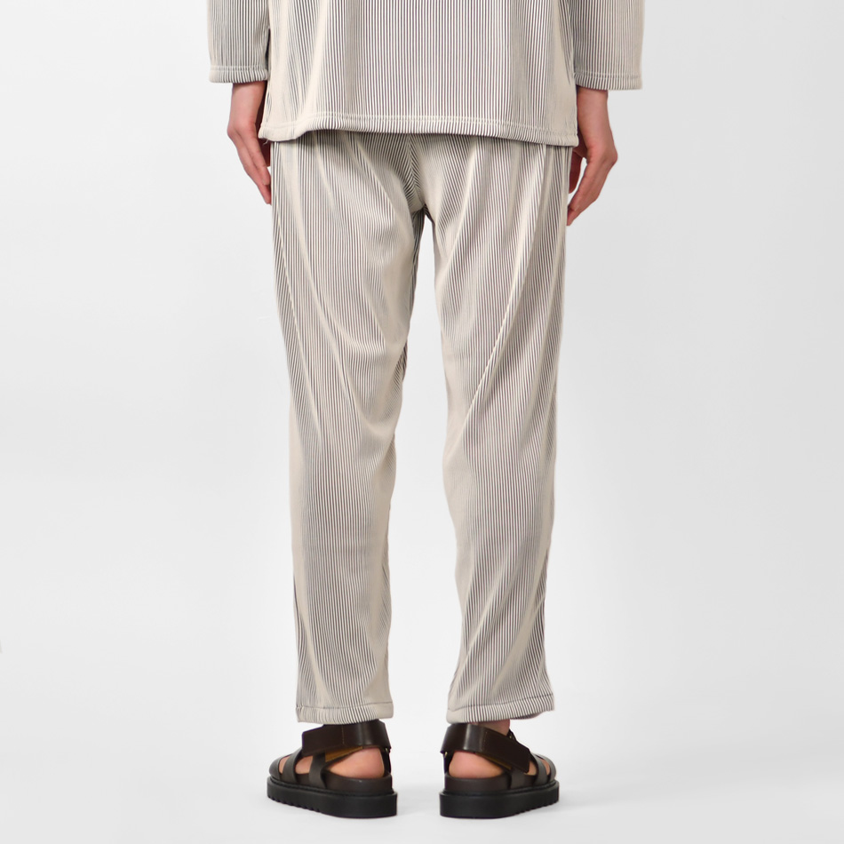 イージーパンツ メンズ リラックスパンツ プリーツ ストレッチ ユニセックス 春秋冬 ビター系 韓国ファッション 白 黒 ベージュ ブラック ブラウン M L XL | EVOLUTION | 19