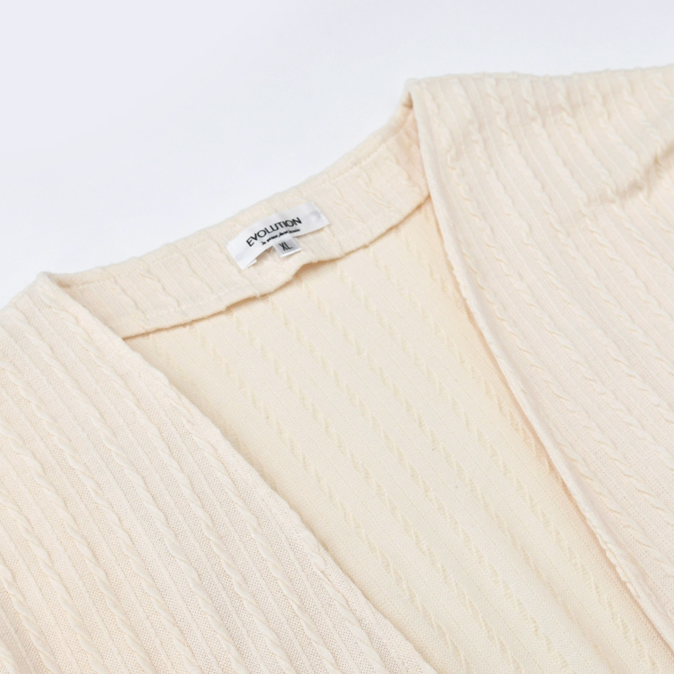 カーディガン メンズ サマーニット ロングカーディガン 薄手 長袖 春夏秋 ユニセックス モード 韓国系 綺麗め 黒 アイボリー カーキ ブラック M L XL | EVOLUTION | 14