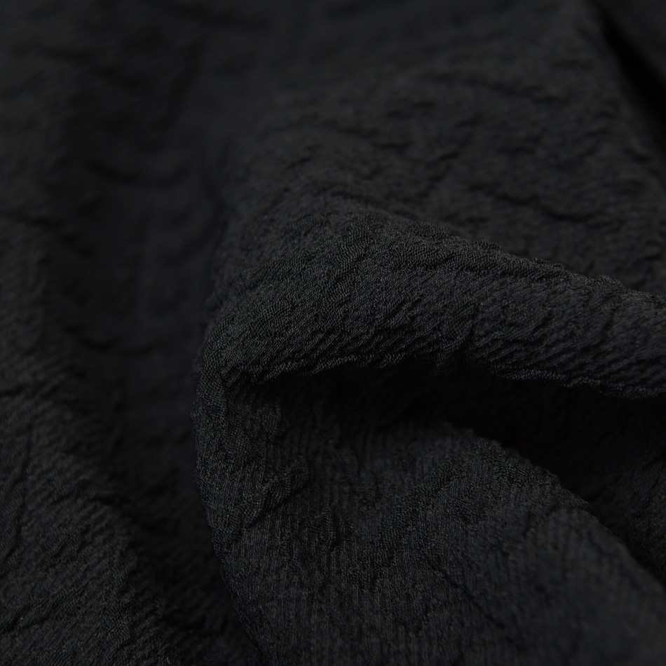 シャツ メンズ カジュアルシャツ 春夏秋 ジャガード ランダムサッカー 速乾 長袖 タイト 細め ホワイト ブラック 白 黒 M L XL LL 2L | EVOLUTION | 10