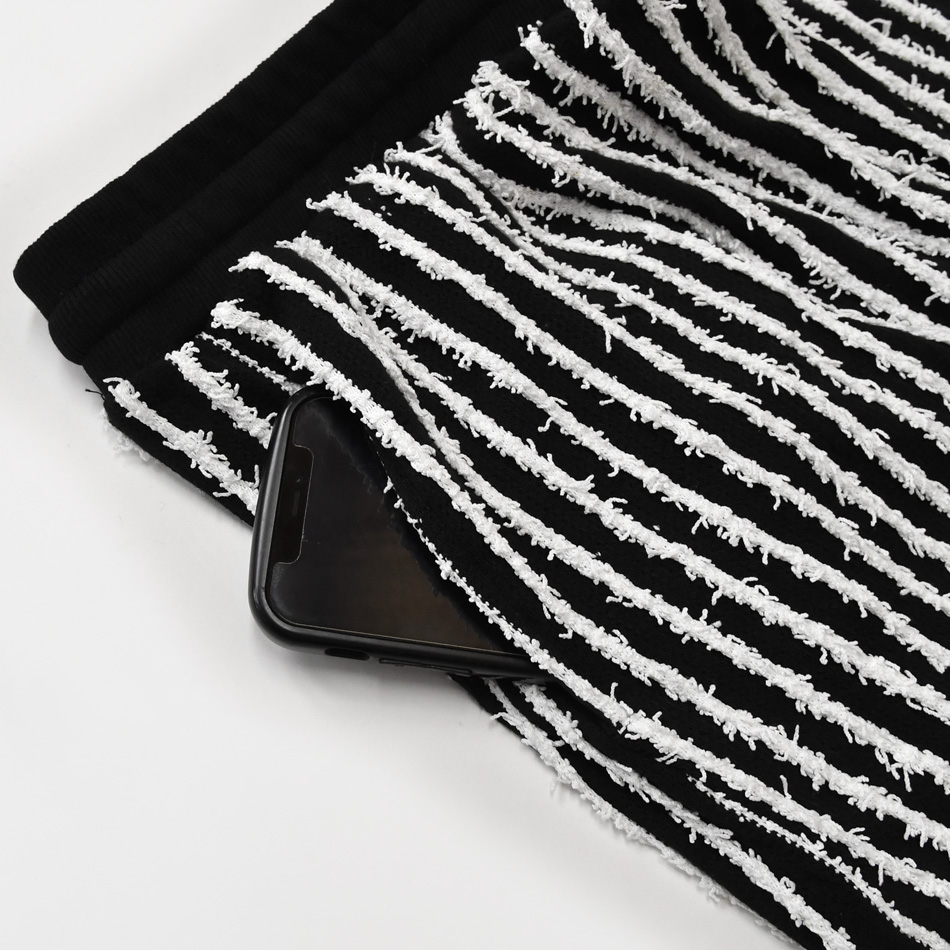 ハーフパンツ メンズ ショートパンツ セットアップ(別売) ハーパン メッシュ ストライプ 夏 モード 韓国ファッション サーフ系 白 黒 ホワイト ブラック M L XL | EVOLUTION | 14