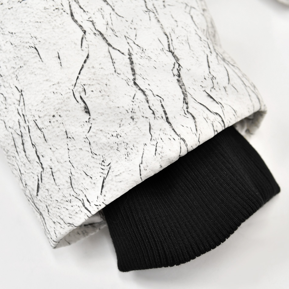 ダウンジャケット メンズ 中綿 エコダウン sorona 高機能中綿 暖かい 総柄 モード系 韓国ファッション 白 黒 ホワイト ブラック M L XL LL 2L | EVOLUTION | 12