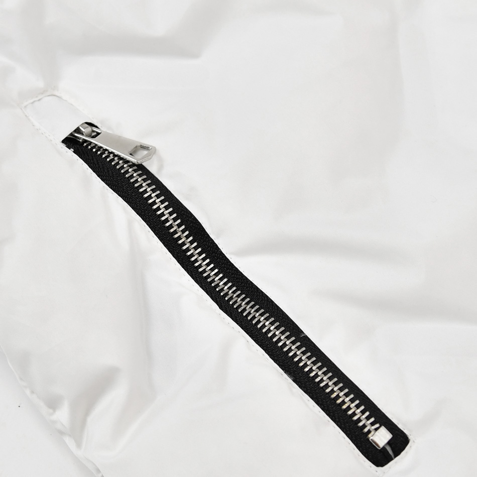 ダウンベスト メンズ シームレス 撥水加工 秋冬 フード取り外し可 無地 モード アウトドア サーフ 暖かい 軽い 細身 タイト 白 黒 ホワイト ブラック M L XL |  | 13