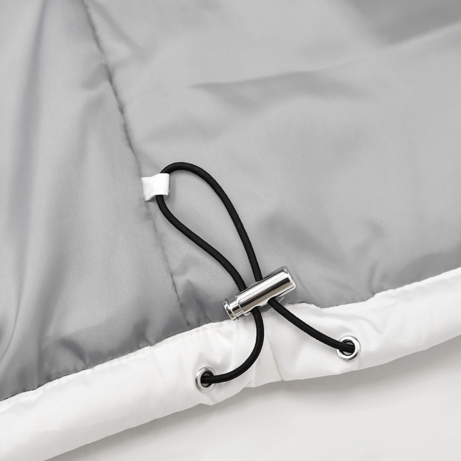 ダウンベスト メンズ シームレス 撥水加工 秋冬 フード取り外し可 無地 モード アウトドア サーフ 暖かい 軽い 細身 タイト 白 黒 ホワイト ブラック M L XL |  | 15