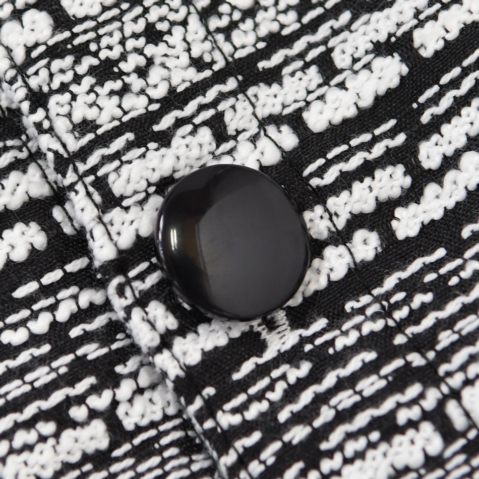 シャツジャケット メンズ ツイードジャケット ワークジャケット シャツアウター 裏地あり 総裏 綺麗め お洒落 春秋冬 モード系 大人 黒 グレー ブラック M L XL | EVOLUTION | 13