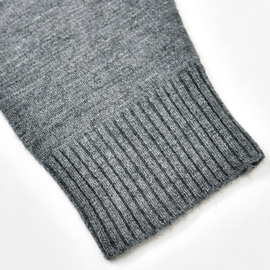 ニット メンズ セーター クルーネック ミドルゲージ 無地 ゴルフウエア ビジネス モード系 韓国ファッション 紺 黒 グレー ネイビー ブラック 無地 M L XL | EVOLUTION | 15