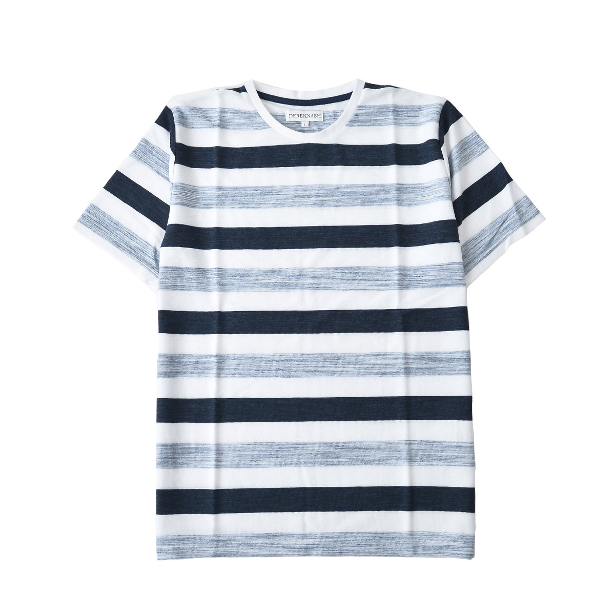 【メーカー応援】Tシャツ メンズ 半袖 接触冷感 Vネック クルーネック ボーダー 杢 コロナ 訳あり 支援 M L XL LL 2L |  | 07