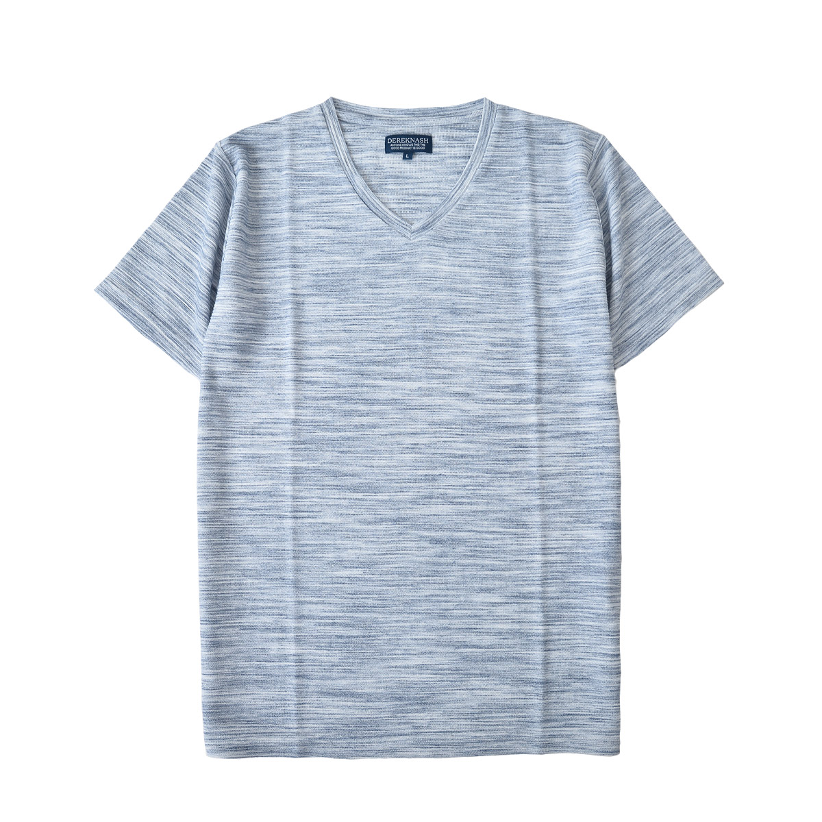 【メーカー応援】Tシャツ メンズ 半袖 接触冷感 Vネック クルーネック ボーダー 杢 コロナ 訳あり 支援 M L XL LL 2L |  | 09