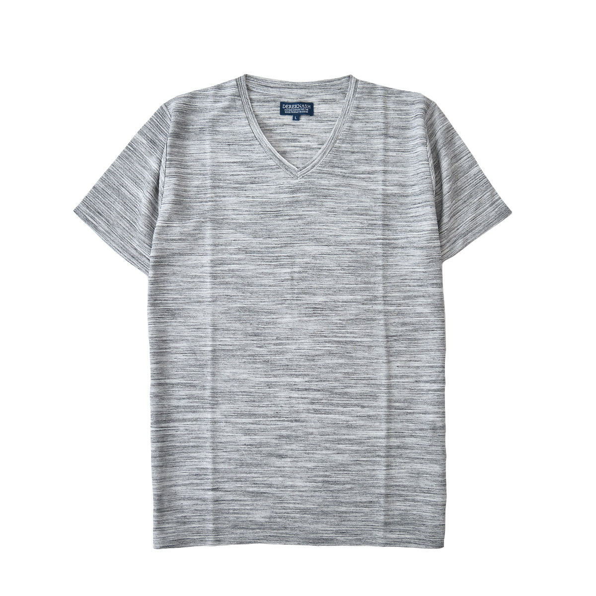 【メーカー応援】Tシャツ メンズ 半袖 接触冷感 Vネック クルーネック ボーダー 杢 コロナ 訳あり 支援 M L XL LL 2L |  | 10