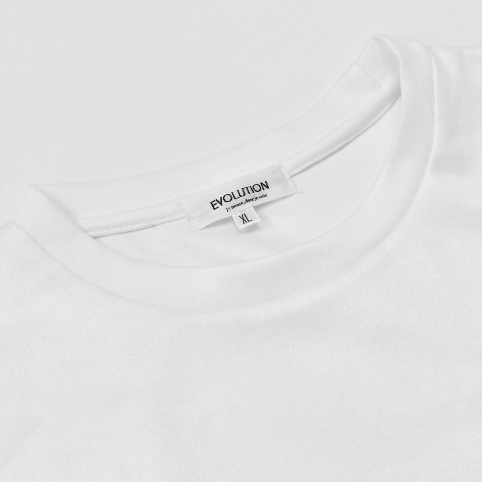 Tシャツ メンズ 長袖 ロンT カットソー スエード 春秋冬 ロゴ 箔プリント クルーネック 白 黒 ホワイト ブラック M L XL LL 2L |  | 11