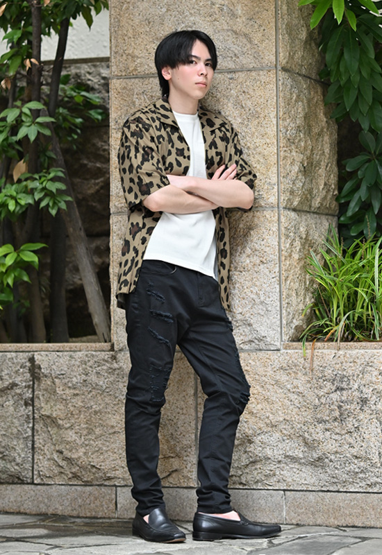 カジュアルシャツ メンズ 半袖 総柄 開襟シャツ セットアップ(別売) 白 黒 ホワイト ブラック グリーン 豹柄 ゼブラ ペイズリー M L XL LL 2L 51235 51237 51239 |  | 20