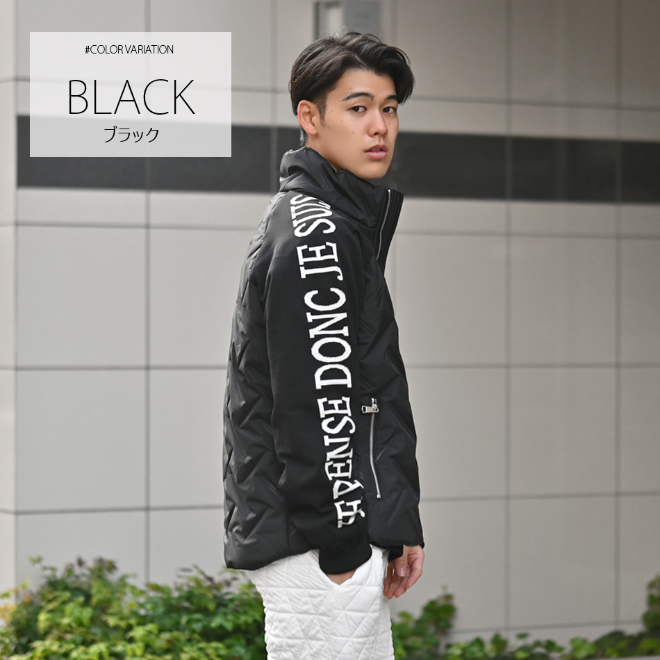 ダウンジャケット メンズ 機能中綿 シームレス ニットコンビ カジュアル ストリート 切替 暖かい 軽い ホワイト カーキ ブラック 白 黒 M L XL LL 2L |  | 03