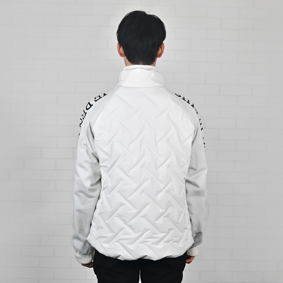 ダウンジャケット メンズ 機能中綿 シームレス ニットコンビ カジュアル ストリート 切替 暖かい 軽い ホワイト カーキ ブラック 白 黒 M L XL LL 2L |  | 14