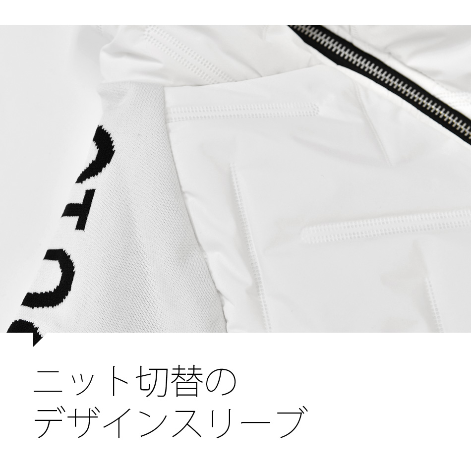 ダウンジャケット メンズ 機能中綿 シームレス ニットコンビ カジュアル ストリート 切替 暖かい 軽い ホワイト カーキ ブラック 白 黒 M L XL LL 2L |  | 05