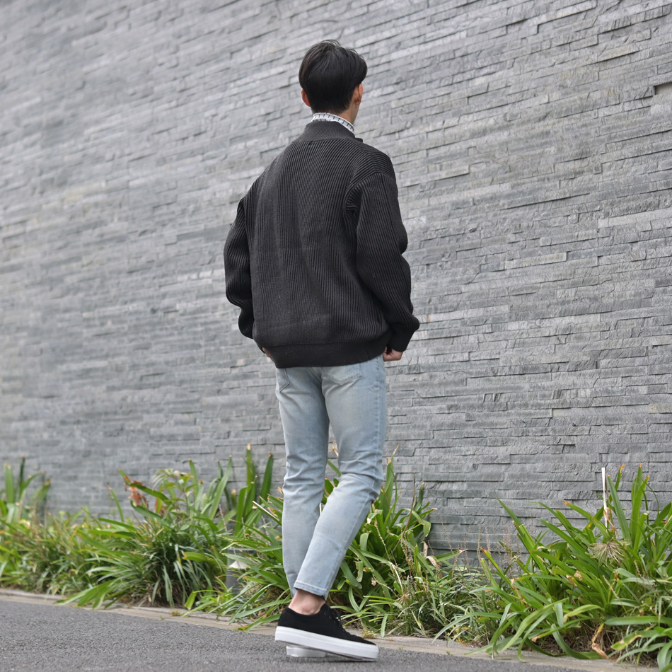 ニットブルゾン メンズ ドライバーズニット ニットジャケット ジップブルゾン セットアップ(別売) 厚手 春秋冬 アイボリー ブラウン ブラック 茶 黒 |  | 11