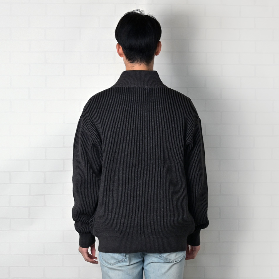 ニットブルゾン メンズ ドライバーズニット ニットジャケット ジップブルゾン セットアップ(別売) 厚手 春秋冬 アイボリー ブラウン ブラック 茶 黒 |  | 13