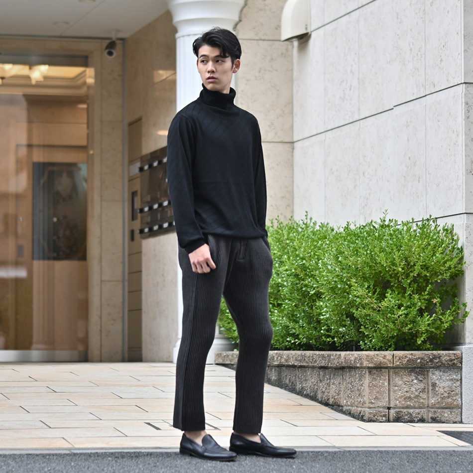 暖パン ニットパンツ メンズ テーパードパンツ イージーパンツ アンクルパンツ 厚手 セットアップ(別売) 春秋冬 アイボリー ブラウン ブラック 茶 黒 秋 冬 |  | 11
