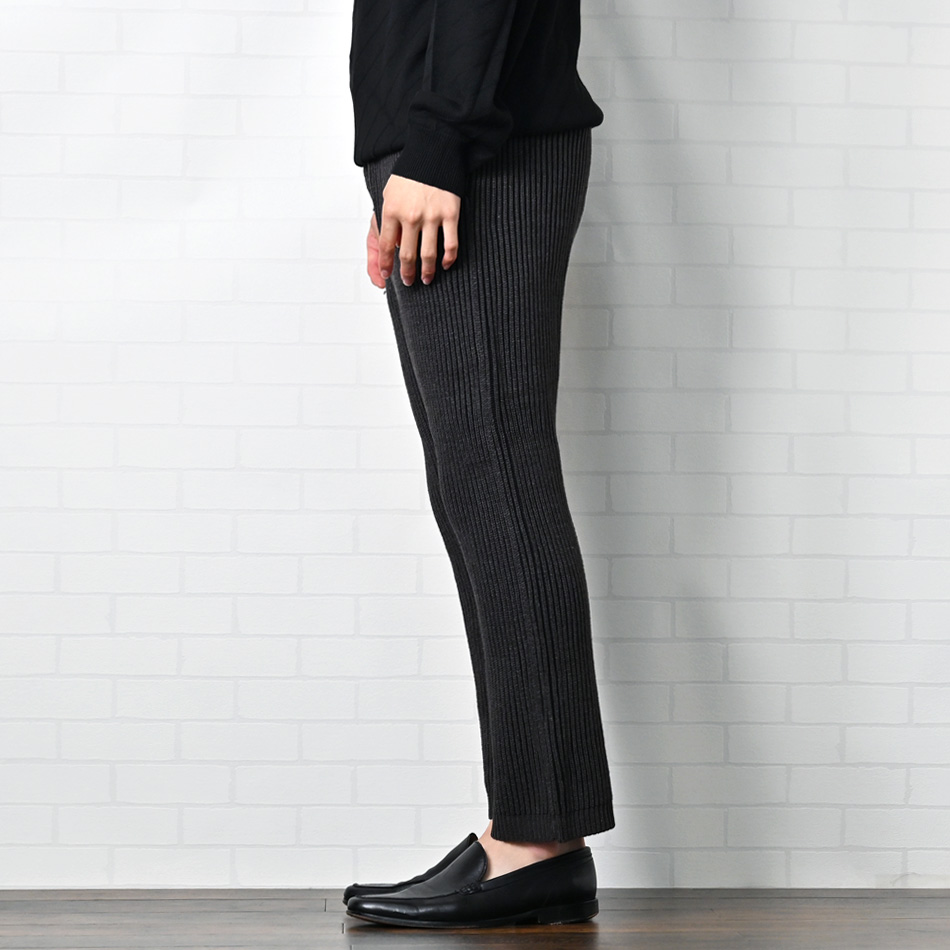 暖パン ニットパンツ メンズ テーパードパンツ イージーパンツ アンクルパンツ 厚手 セットアップ(別売) 春秋冬 アイボリー ブラウン ブラック 茶 黒 秋 冬 |  | 13