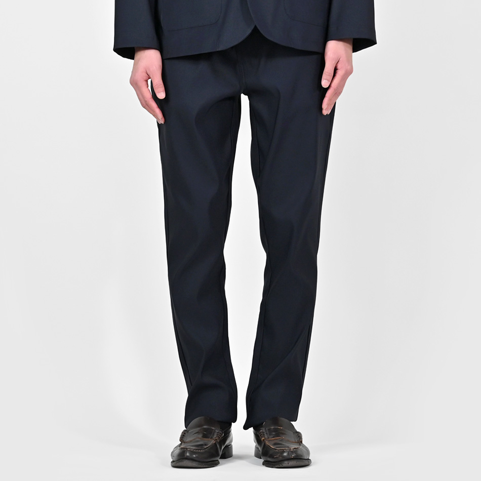 ストレッチパンツ イージーパンツ メンズ テーパード ズボン 無地 細め 細身 春夏秋冬 綺麗め カジュアル ベージュ ダークネイビー ブラック ストライプ 紺 黒 |  | 17