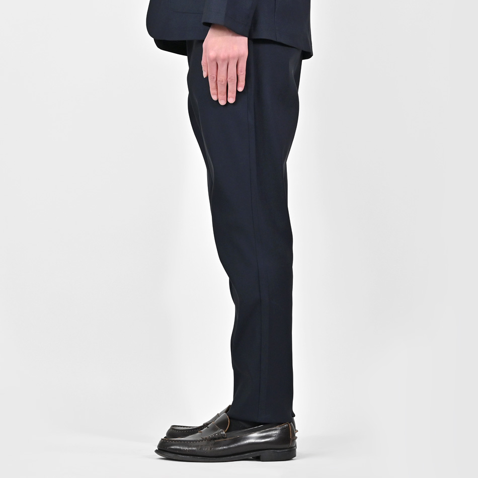 ストレッチパンツ イージーパンツ メンズ テーパード ズボン 無地 細め 細身 春夏秋冬 綺麗め カジュアル ベージュ ダークネイビー ブラック ストライプ 紺 黒 |  | 18