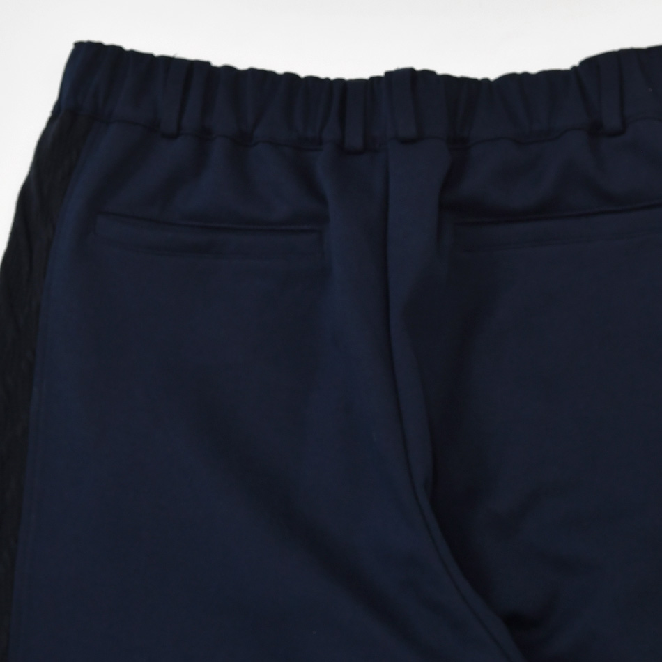 イージーパンツ メンズ テーパードパンツ アンクルパンツ ニット ジャガード織 セットアップ(別売) 春夏秋冬 ネイビー ブラック 紺 黒 テーラード M L XL LL 2L |  | 13