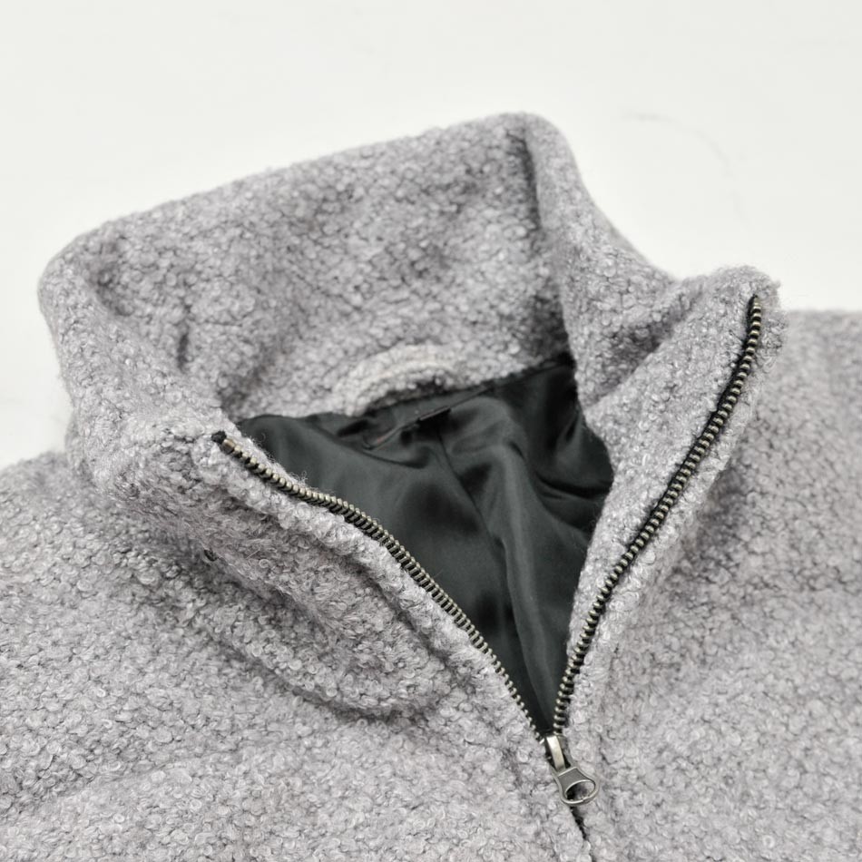 ダウンジャケット メンズ グレー L 中綿 ウール EVOLUTION エボリューション hk エイチケー 81574 | EVOLUTION | 15