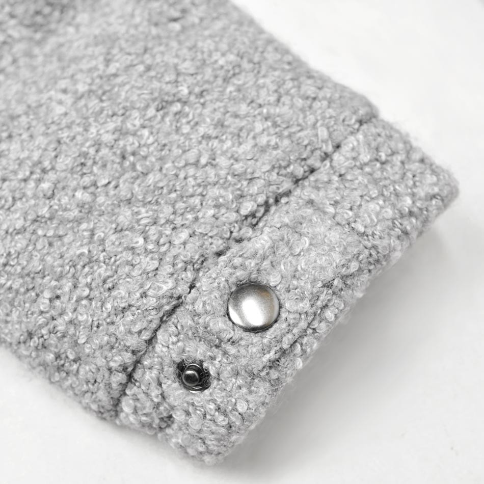 ダウンジャケット メンズ グレー L 中綿 ウール EVOLUTION エボリューション hk エイチケー 81574 | EVOLUTION | 16