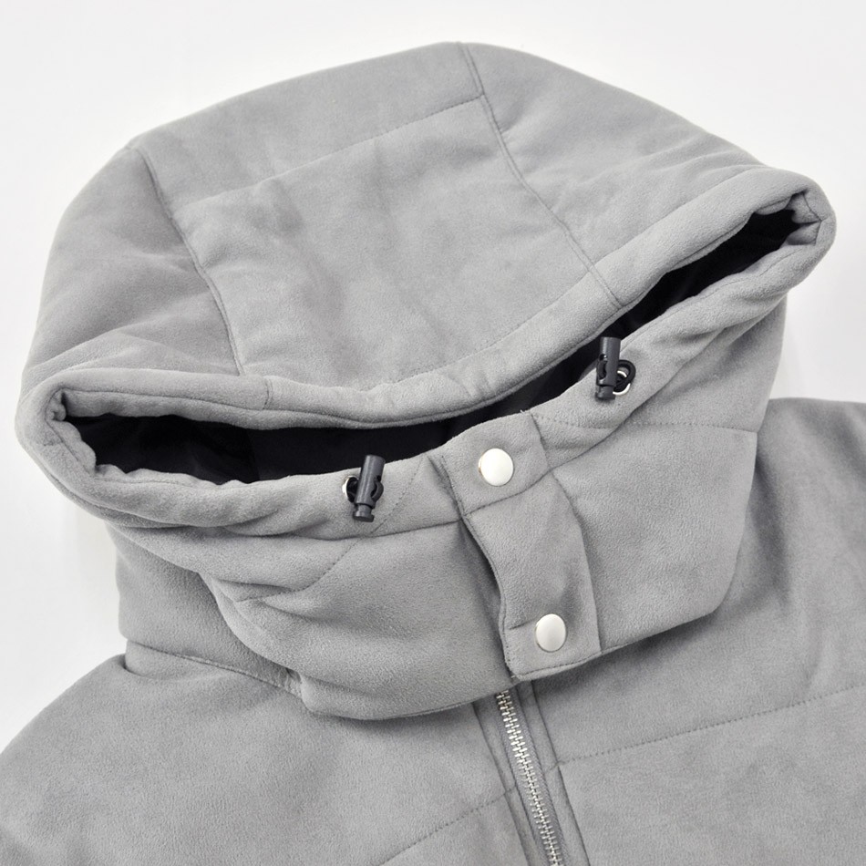 ダウンジャケット メンズ ビッグサイズ 大きいサイズ ベージュ グレー ブラック 黒 M L XL XXL 2L LL 3L 中綿 スエード ストレッチ EVOLUTION エボリューション | EVOLUTION | 08