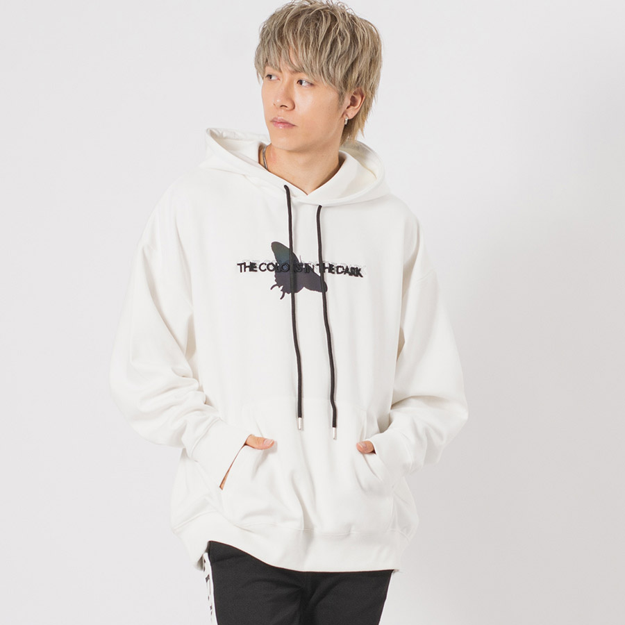 CVCビッグシルエットリフレクターパーカー メンズ ビッグシルエット オーバーサイズ ストリート系 韓国ファッション 韓国系 RE730 セブンサーティー | RE730 | 01