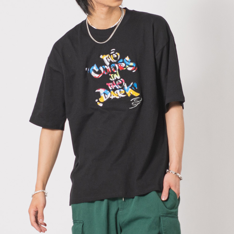 ロゴ刺繍ビッグTシャツ メンズ ビッグシルエット オーバーサイズ ストリート系 韓国ファッション 韓国系 RE730 セブンサーティー | RE730 | 04