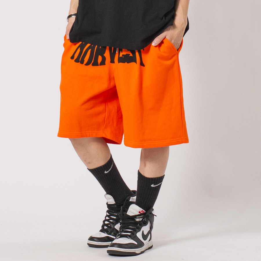 裏毛プリントジムショーツ メンズ ワイドパンツ ビッグシルエット オーバーサイズ ストリート系 韓国ファッション 韓国系 RE730 セブンサーティー | RE730 | 02