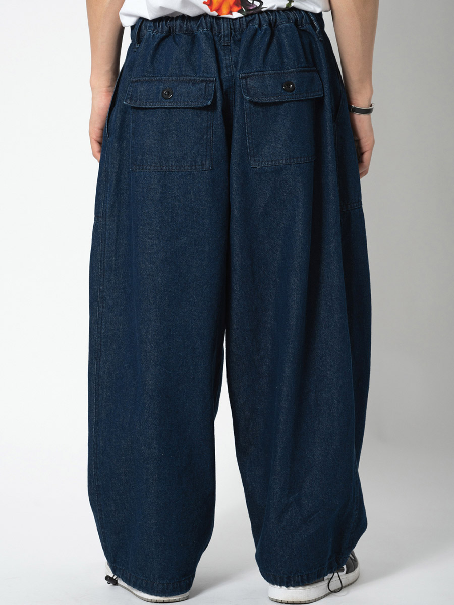 バルーンシルエットベイカーパンツ メンズ ワイドパンツ ビッグシルエット オーバーサイズ ストリート系 韓国ファッション 韓国系 RE730 セブンサーティー | RE730 | 17