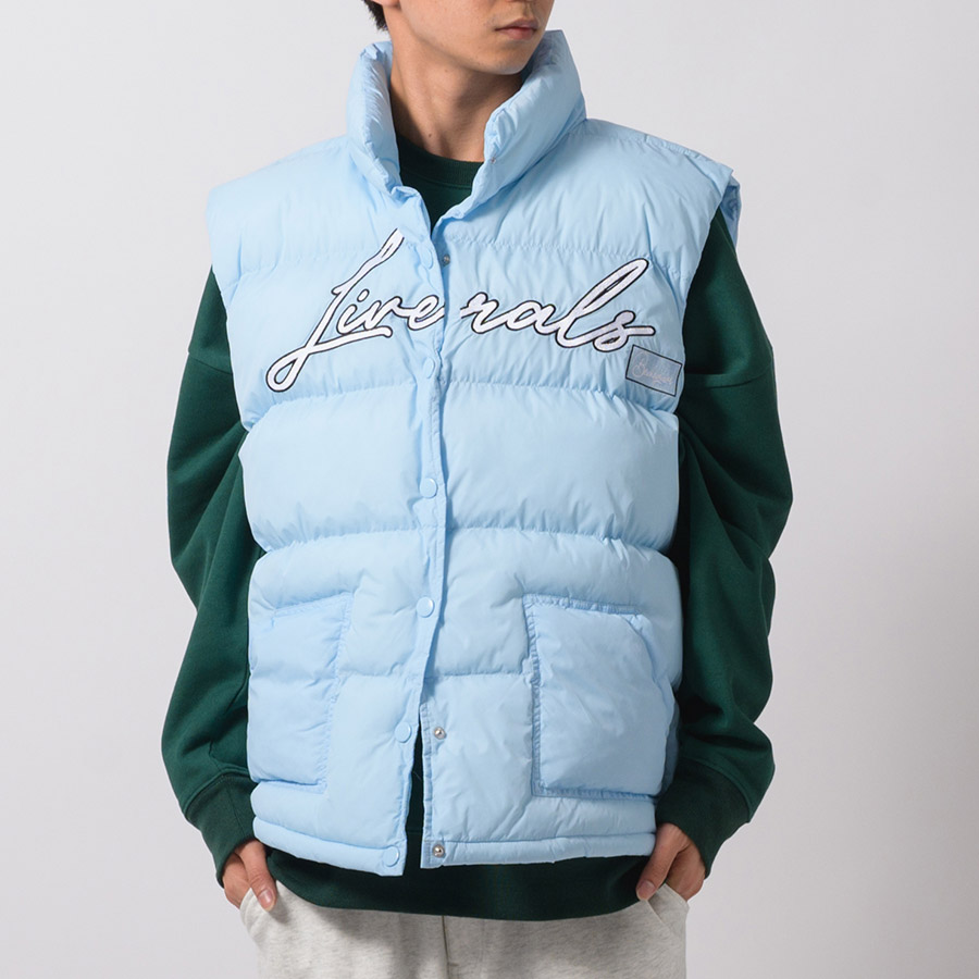 ナイロン中綿ベスト メンズ ビッグシルエット オーバーサイズ ストリート系 韓国ファッション 韓国系 RE730 セブンサーティー | RE730 | 02