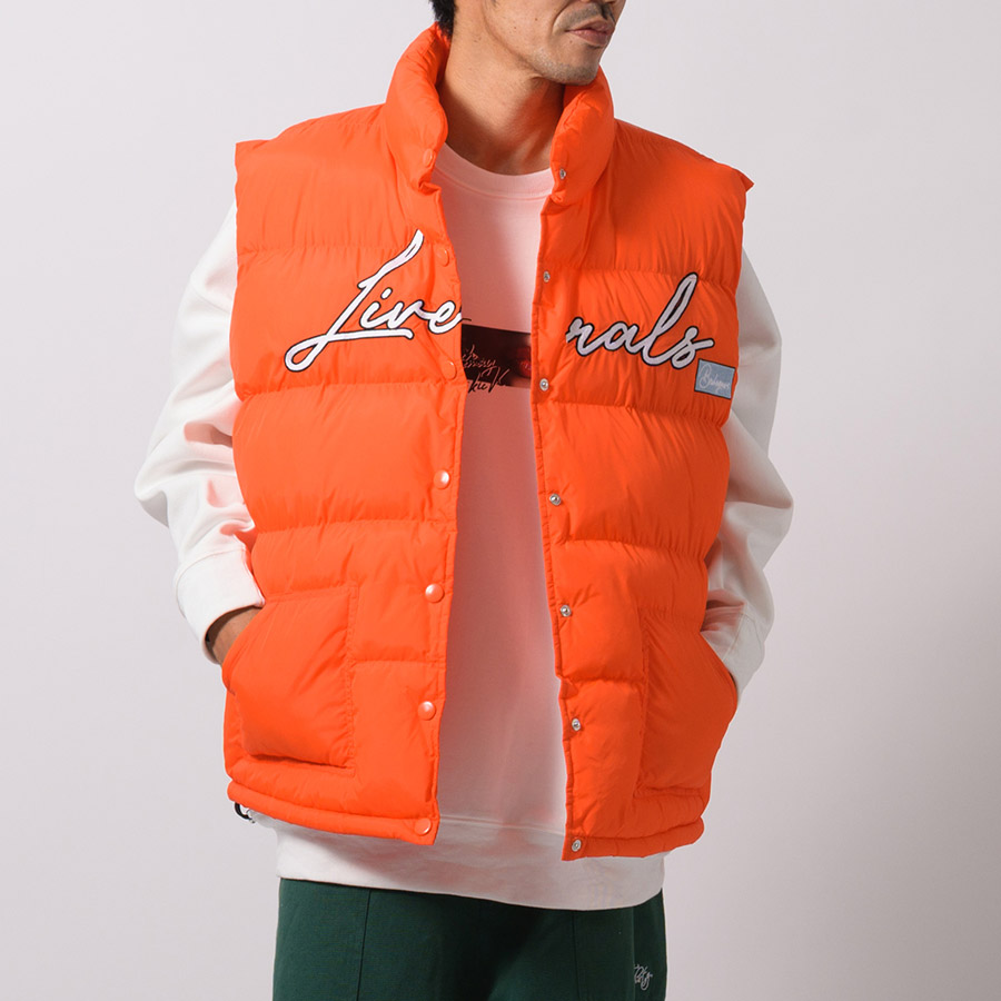 ナイロン中綿ベスト メンズ ビッグシルエット オーバーサイズ ストリート系 韓国ファッション 韓国系 RE730 セブンサーティー | RE730 | 03